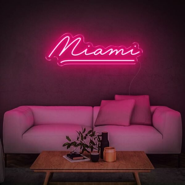 miami neon sign