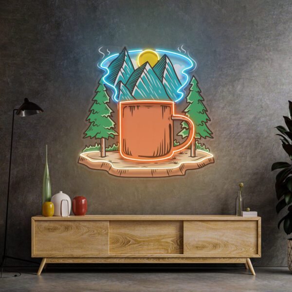 Cup of Nature LED Neon Sign Light Pop Art