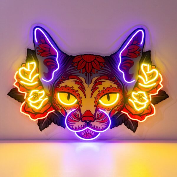 Sphynx LED Neon Sign Light Pop Art