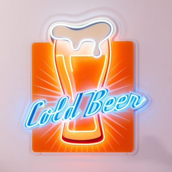 Cold Beer Led Neon Acrylic Artwork
