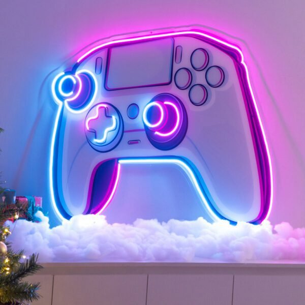 Stick Controller Cartoon LED Neon Sign Light Pop Art