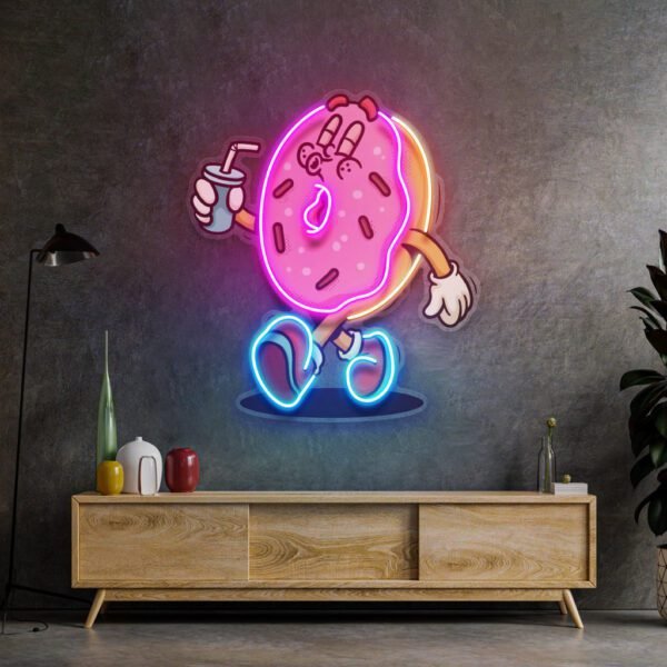 Donut Trendy Retro LED Neon Sign Light Pop Art